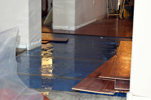 Professional Flood Cleanup technician working in Pownal, ME